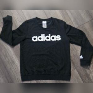 Adidas Women's Black Crewneck Sweatshirt